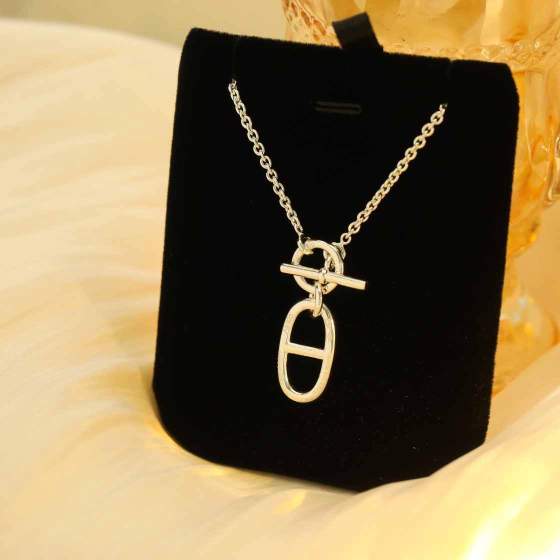 [Elowen Schmuck]HM CHAINE D'ANCRE HALSKETTE MIT ANKER-ANHÄNGER AUS STERLINGSILBER