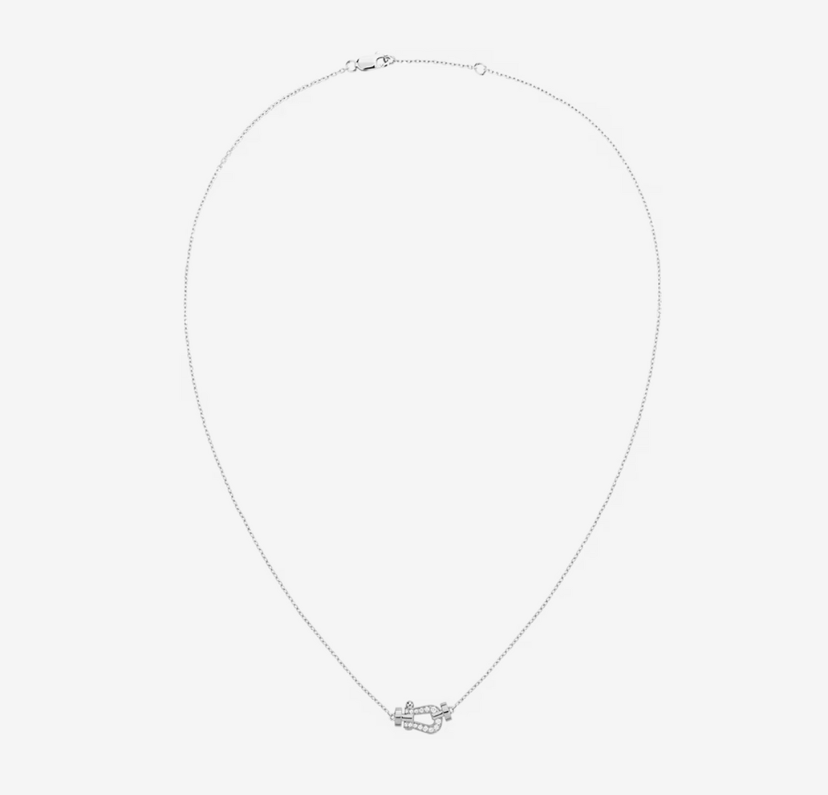 [Elowen jewelsry ]FORCE 10 DIAMOND SILVER NECKLACE MINI MODEL
