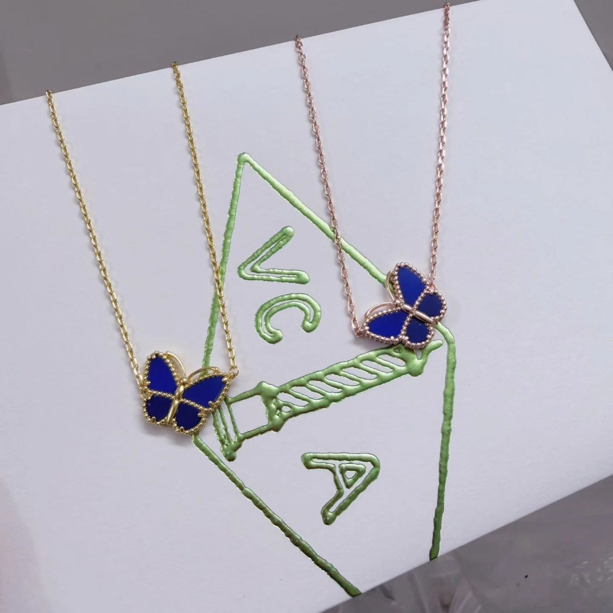 [Elowen jewelry] 2026年新作 ラッキーバタフライ 1モチーフ ネックレス