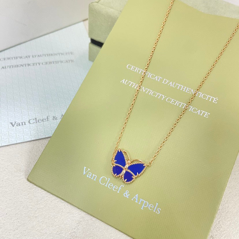 [Elowen jewelry] 2026年新作 ラッキーバタフライ 1モチーフ ネックレス