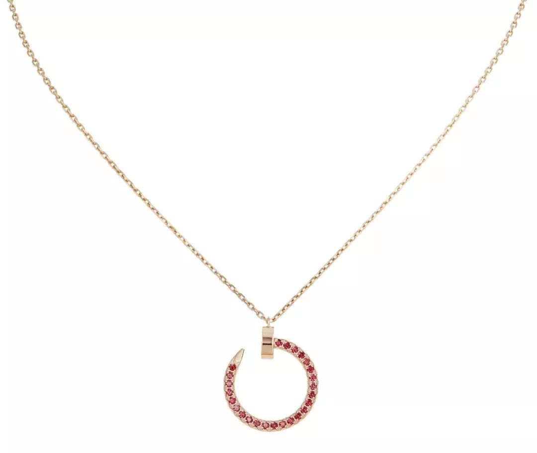 [Elowen jewelsry ]JUSTE HALSKETTE GOLD ROT DIAMANTEN