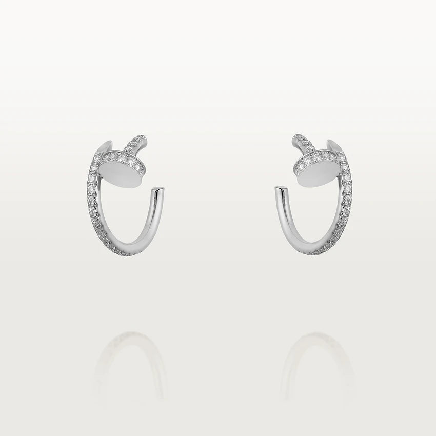 [Elowen jewelsry ]JUSTE EARRINGS 12.75MM シルバーダイヤモンド
