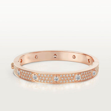[Elowen jewelsry ]LOVE BRACELET 6.1MM DIAMOND-PAVED 10 BIG DIAMONDS