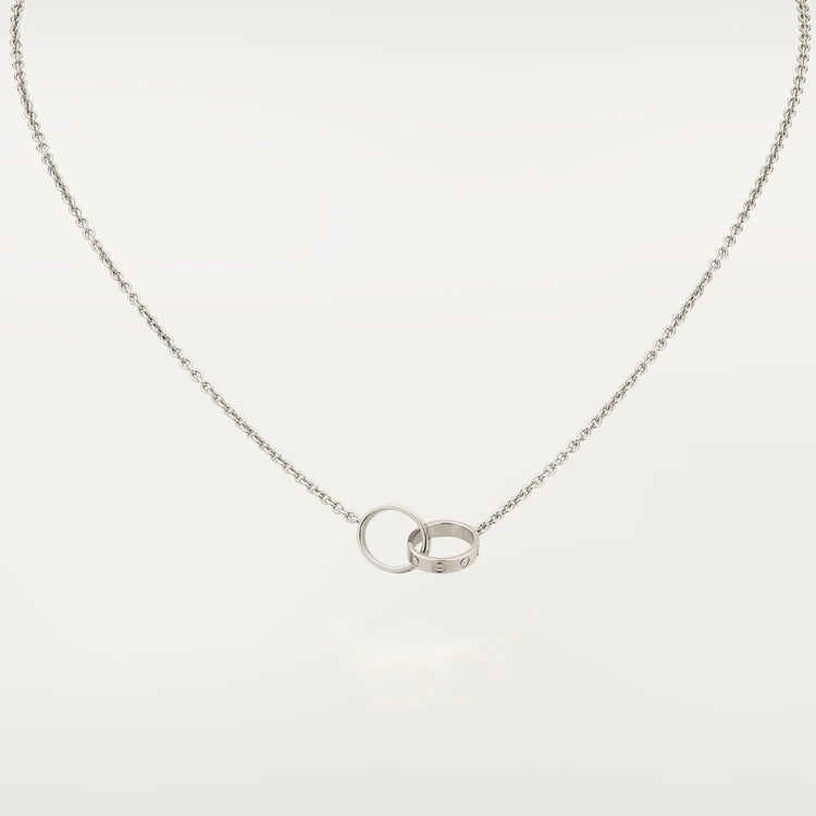 [Elowen Schmuck] LIEBESKETTE ROSÉGOLD UND SILBER
