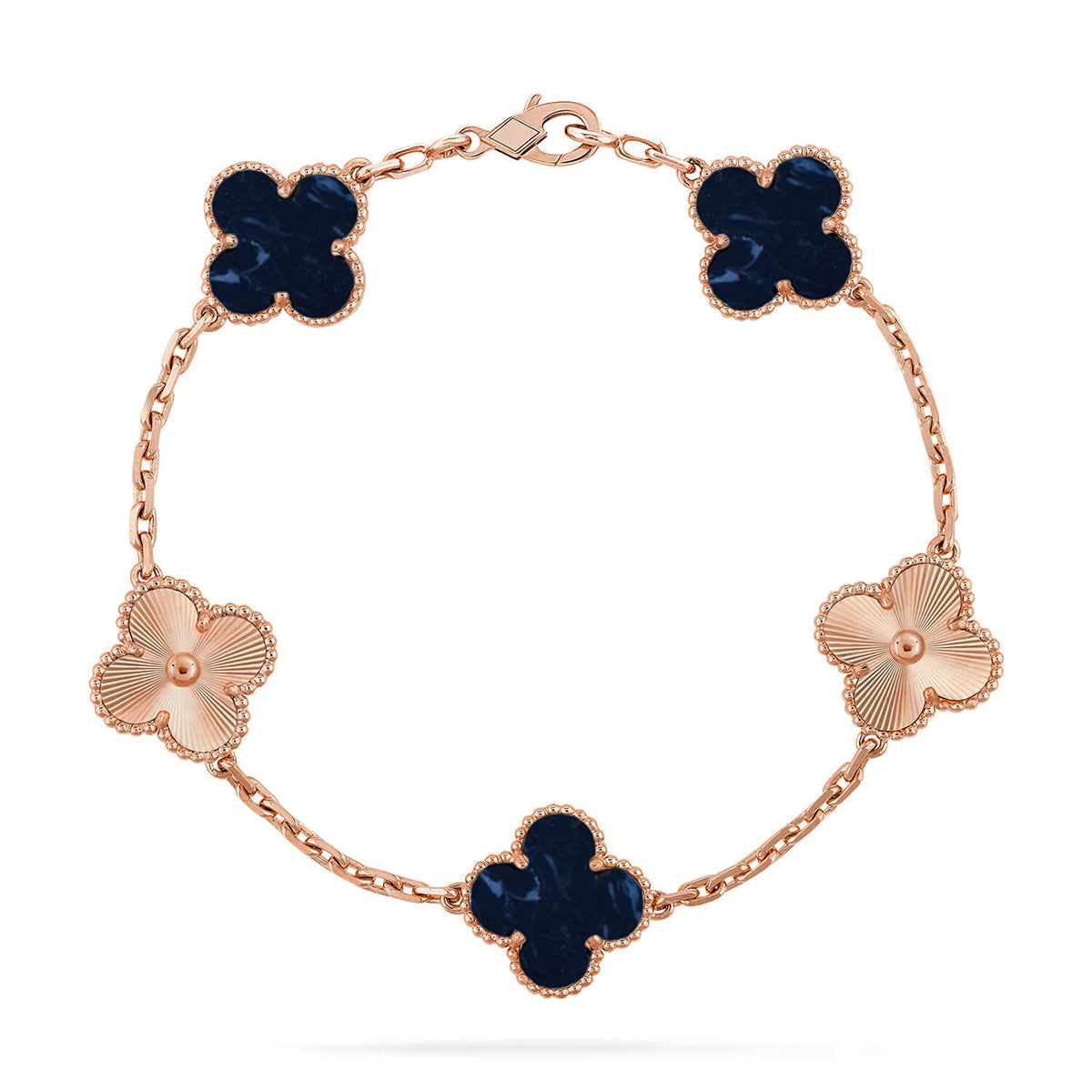 [Elowen jewelsry ]CLOVER 5 MOTIF PIETERSITE BRACELET COLLECTION