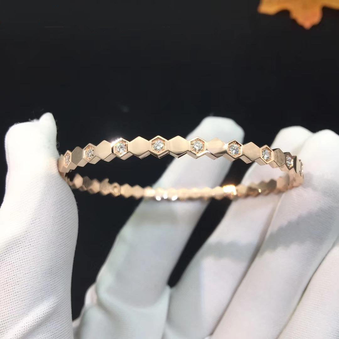 [Elowen Schmuck] BEE LOVE ROSÉGOLD-DIAMANTARMBAND