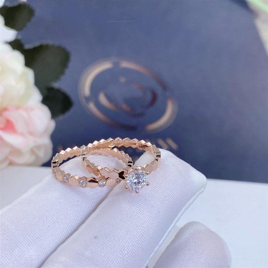 [Elowen jewelsry ]BEE LOVE RING PINK GOLD 1 DIAMOND