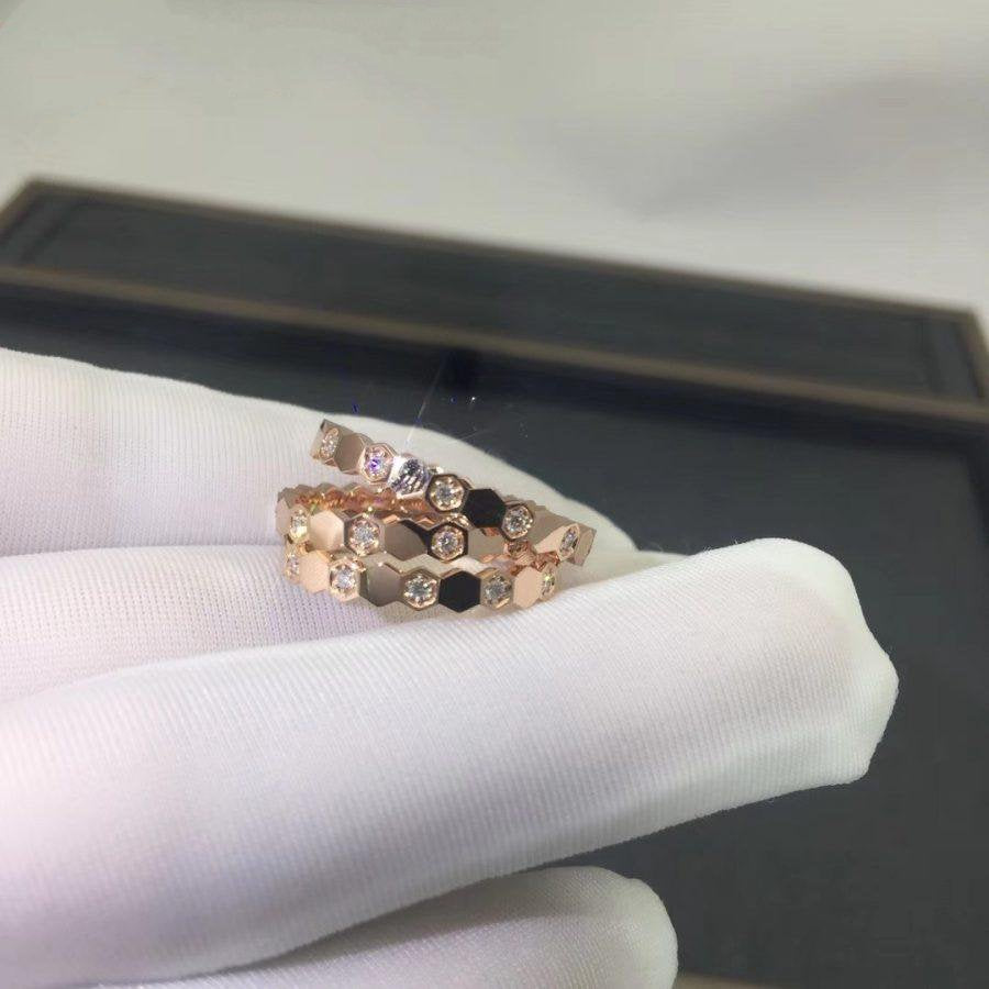 [Elowen Schmuck] BEE LOVE RING ROSÉGOLD DIAMANT