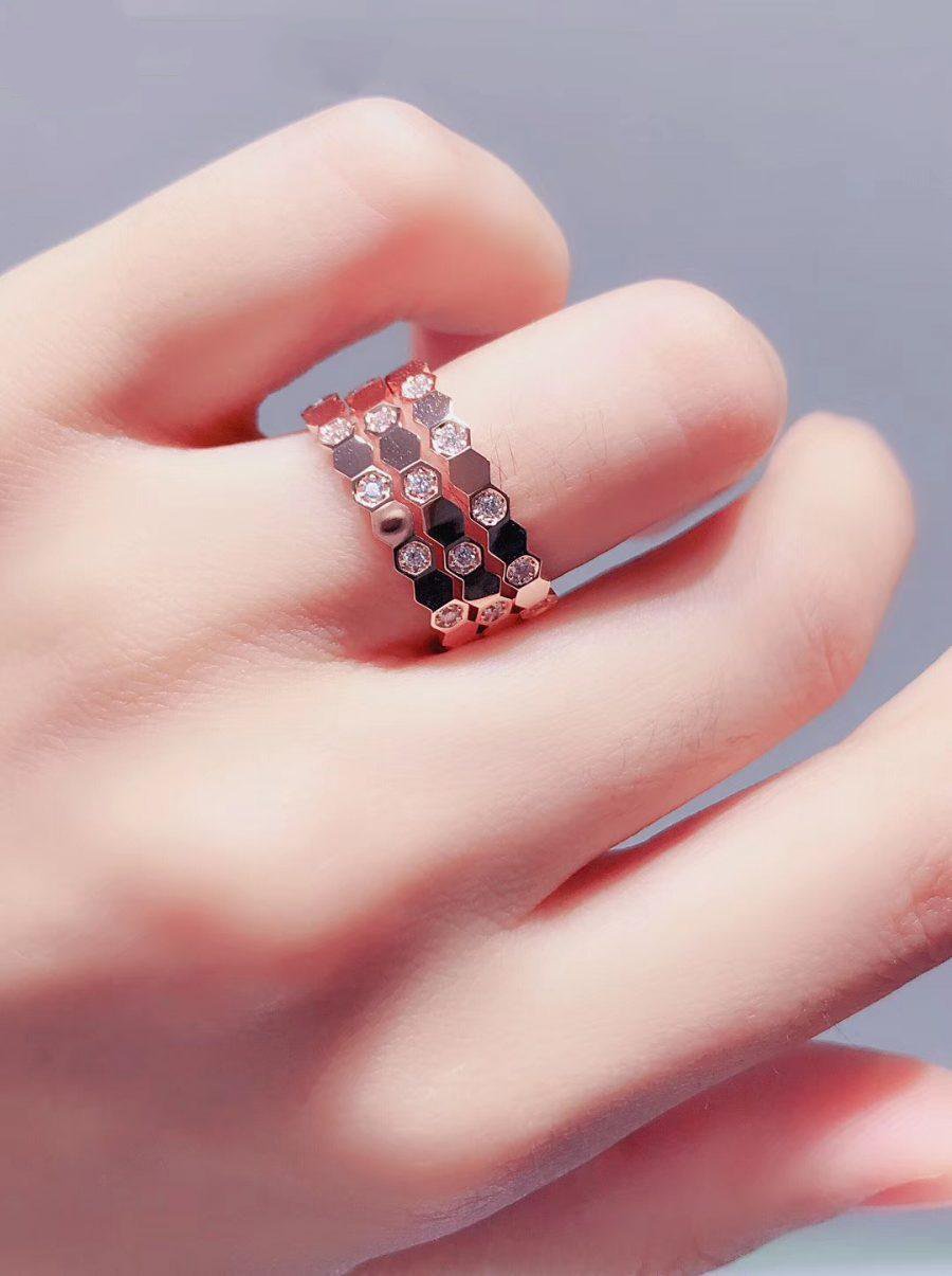[Elowen Schmuck] BEE LOVE RING ROSÉGOLD DIAMANT