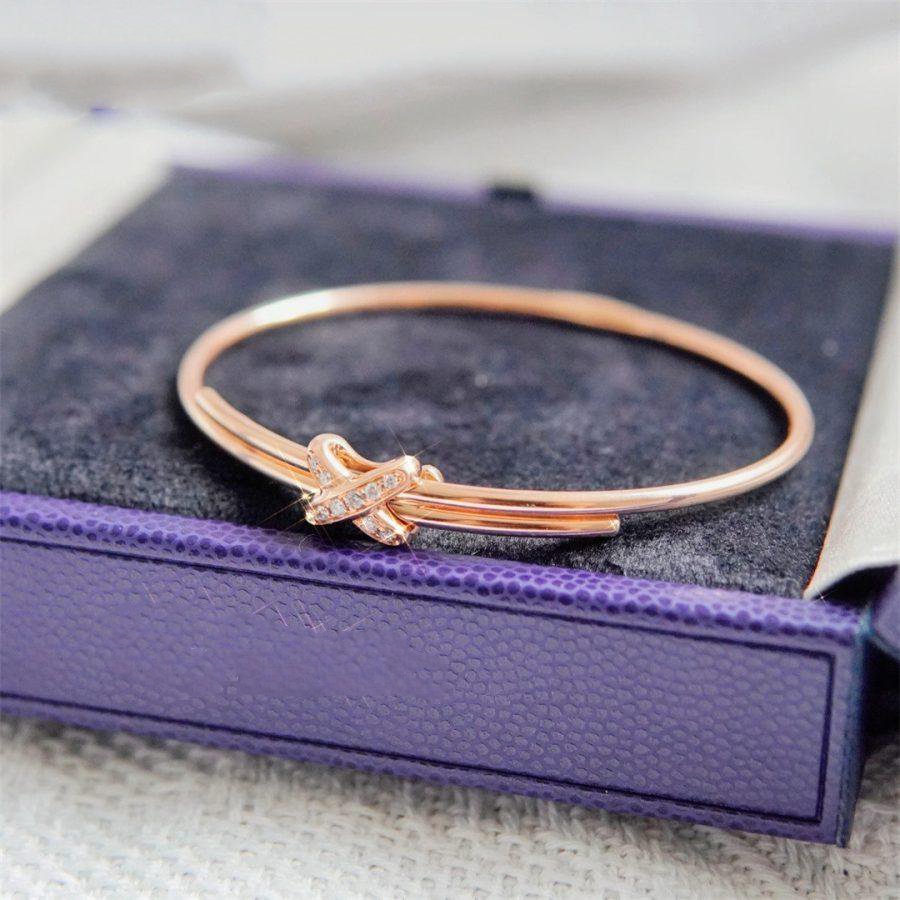 [Elowen jewelsry ]ARMBAND-SET ROSÉGOLD DIAMANTEN
