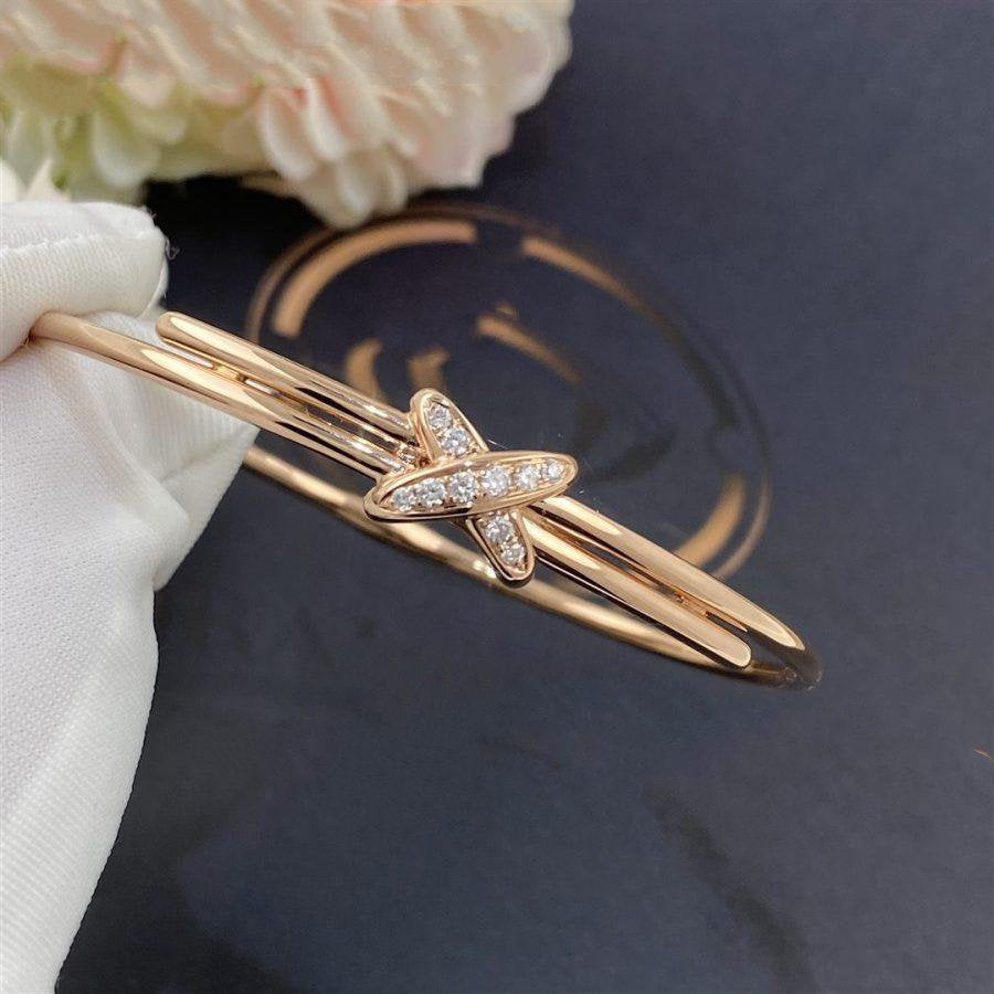 [Elowen jewelsry ]ARMBAND-SET ROSÉGOLD DIAMANTEN