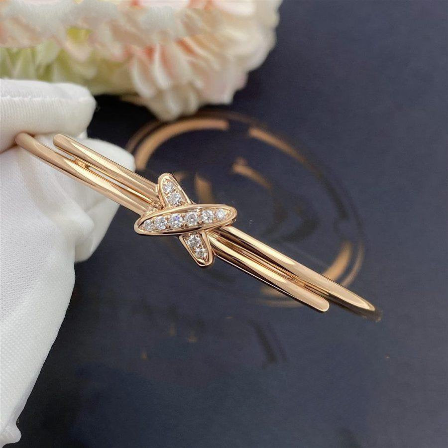 [Elowen jewelsry ]ARMBAND-SET ROSÉGOLD DIAMANTEN