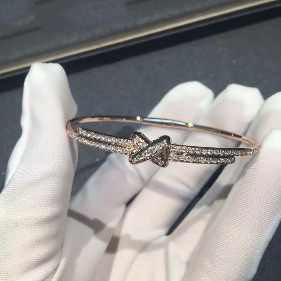 [Elowen jewelsry ]JEUX DE BRACELET DIAMONDS PINK GOLD