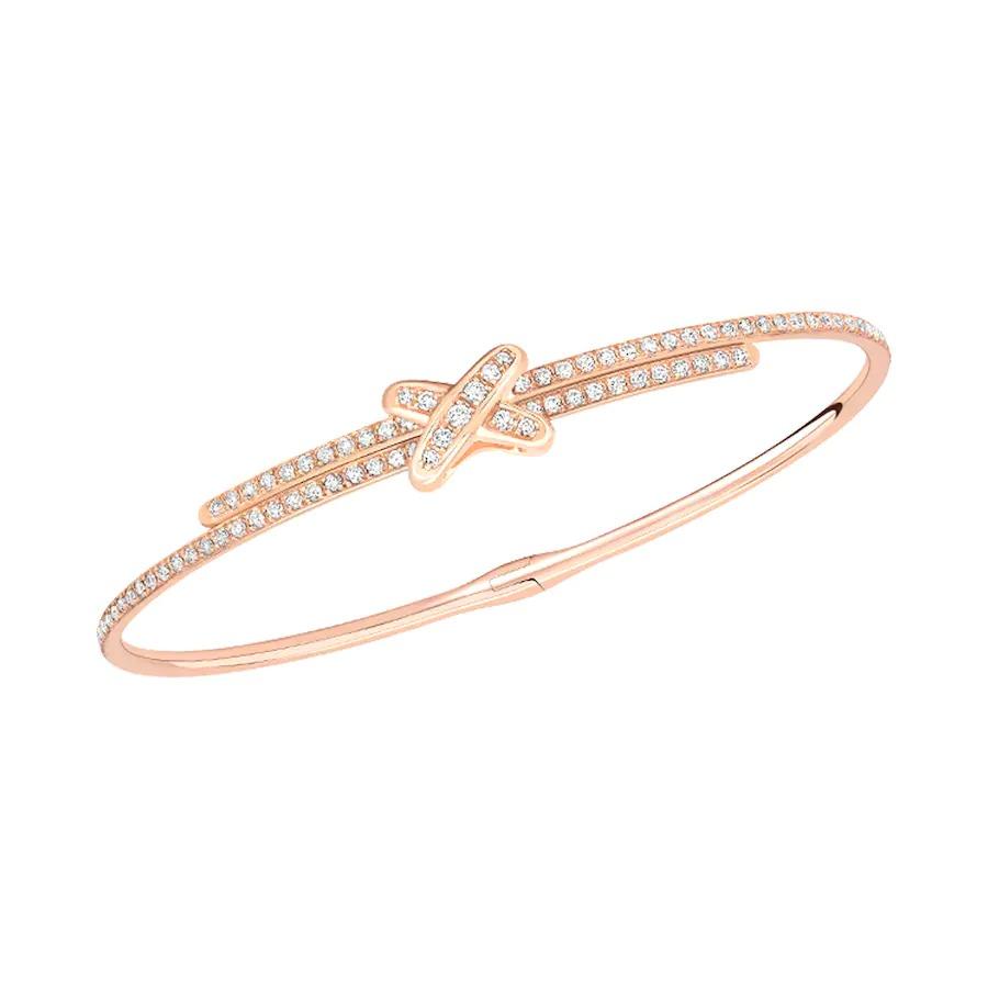 [Elowen jewelsry ]JEUX DE BRACELET DIAMONDS PINK GOLD