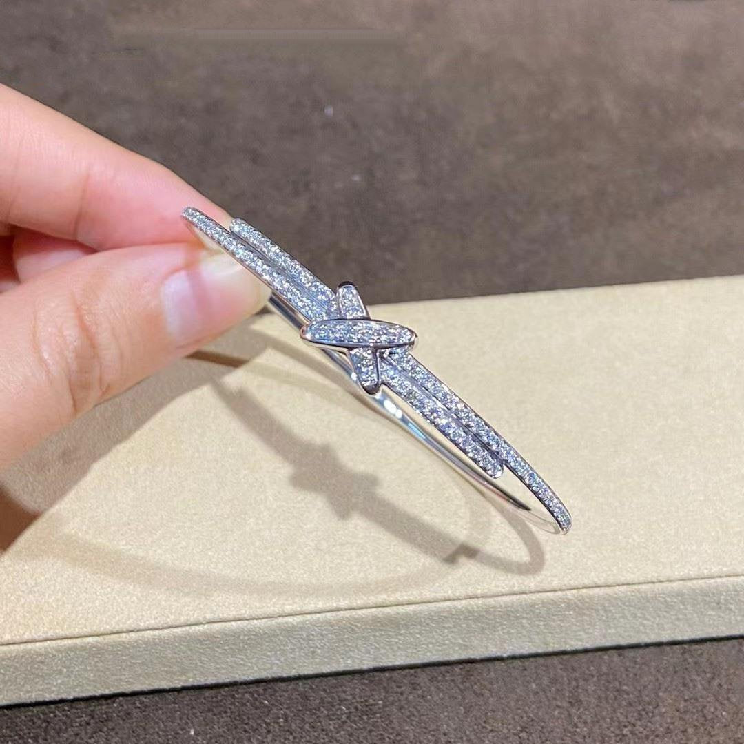 [Elowen jewelsry ]JEUX DE BRACELET DIAMONDS SILVER