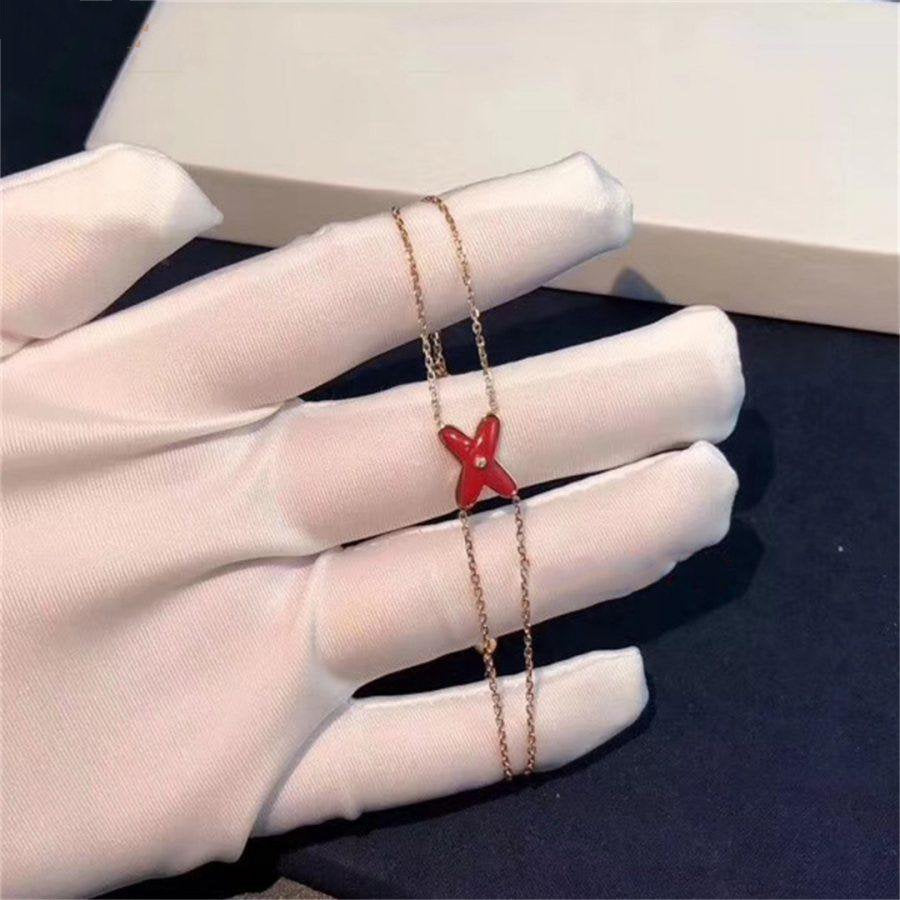 [Elowen jewelsry ]JEUX BRACELET CARNELIAN PINK GOLD 1 DIAMOND
