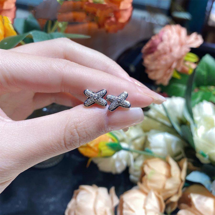 [Elowen jewelry ]SILBER-DIAMANT-OHRRINGE VON JEUX