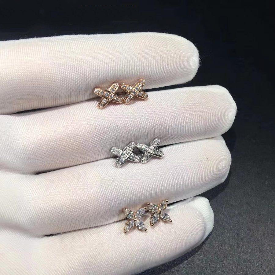 [Elowen jewelsry ]JEUX DE DIAMOND EARRINGS