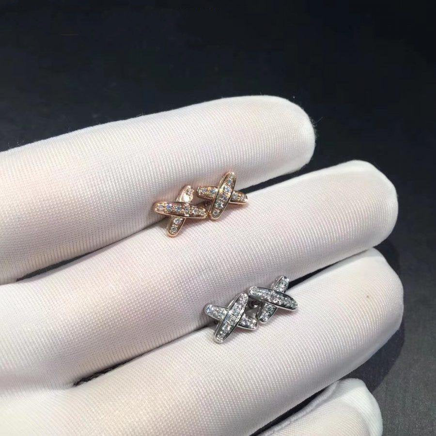 [Elowen jewelsry ]JEUX DE DIAMOND EARRINGS