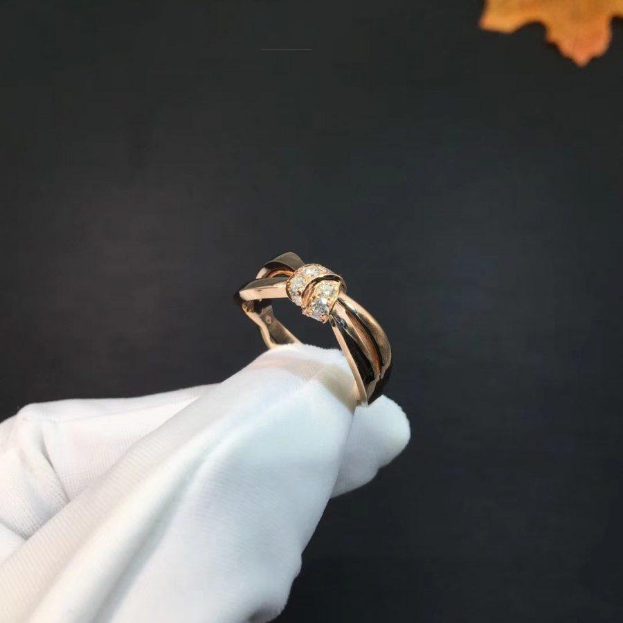 [Elowen jewelsry ]LIENS RING PINK GOLD DIAMOND