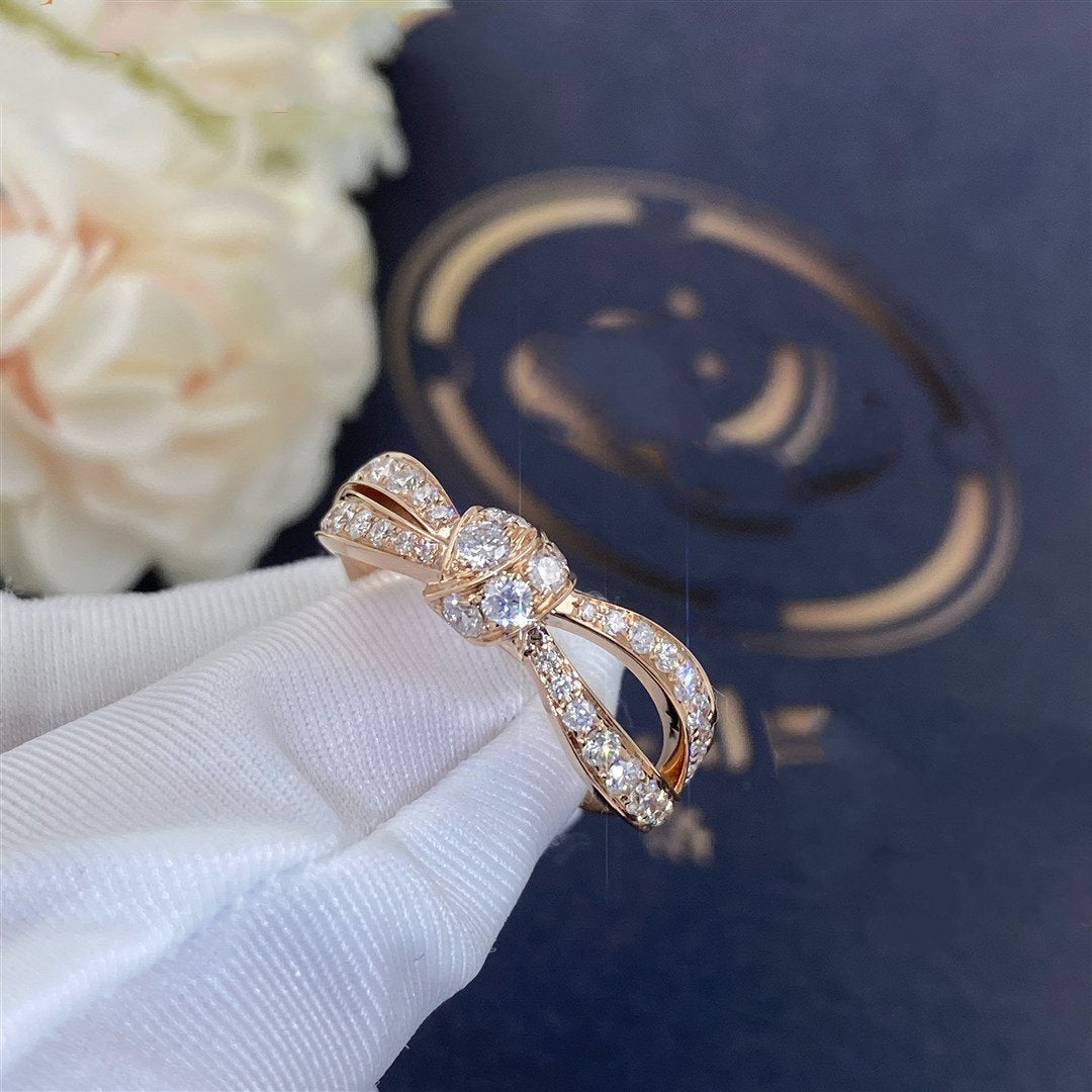 [Elowen jewelsry ]LIENS PINK GOLD DIAMOND RING