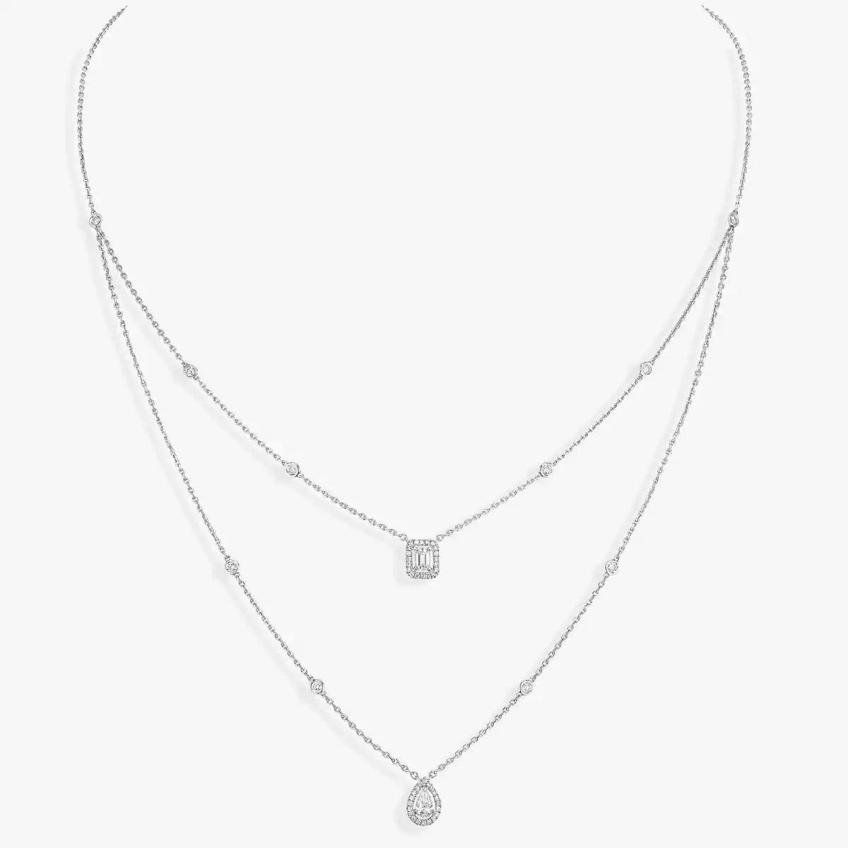 {
  "Elowen jewelsry": "Elowen ジュエリー",
  "Diamond Necklace My Twin 2 Rows": "ダイヤモンドネックレス My Twin 2連"
}
