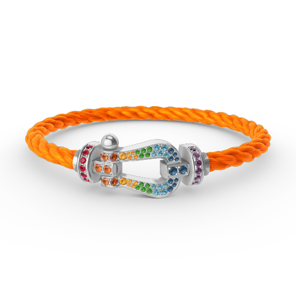 {
  "Elowen jewelsry": "Elowen ジュエリー",
  "FORC LARGE HORSESHOE COLORED DIAMOND BRACELET SILVER": "FORC ラージ ホースシュー カラードダイヤモンド ブレスレット シルバー"
}