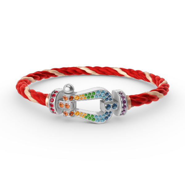 {
  "Elowen jewelsry": "Elowen ジュエリー",
  "FORC LARGE HORSESHOE COLORED DIAMOND BRACELET SILVER": "FORC ラージ ホースシュー カラードダイヤモンド ブレスレット シルバー"
}