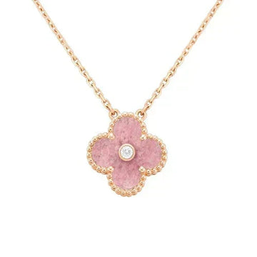 {
  "Elowen jewelsry": "Elowen ジュエリー",
  "CLOVER 15MM DIAMOND RHODONITE NECKLACE": "クローバー 15MM ダイヤモンド ロードナイト ネックレス"
}