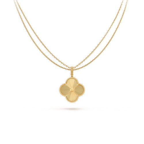 [Elowen jewelsry ]CLOVER 25MM PEDANT NECKLACE GOLD