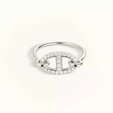[Elowen jewelsry ]ロンデ スモール シルバー ダイヤモンド リング