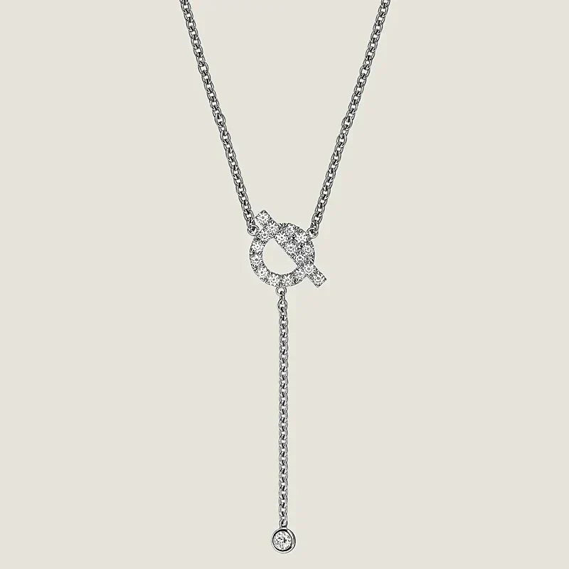 [Elowen jewelsry ]FINESSE SILVER DIAMOND NECKLACE