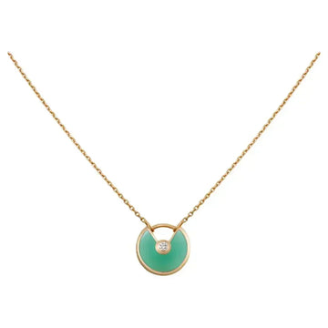 [Elowen Schmuck] AMULETTE GOLD MALACHIT HALSKETTE