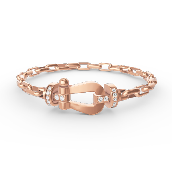 [Elowen jewelsry ]FORCE LARGE HORSESHOE CLASP  METAL BRACELET
