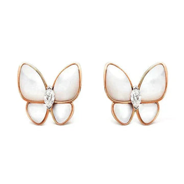 [Elowen jewelsry ]BUTTERFLY MOP DIAMOND EARRINGS