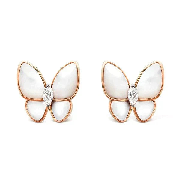 [Elowen jewelsry ]BUTTERFLY MOP DIAMOND EARRINGS