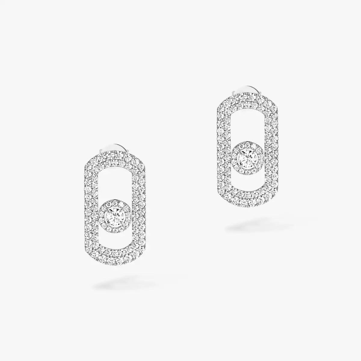 {"Elowen jewelsry": "So Move Pavé-Ohrringe mit Diamanten in Silber"}