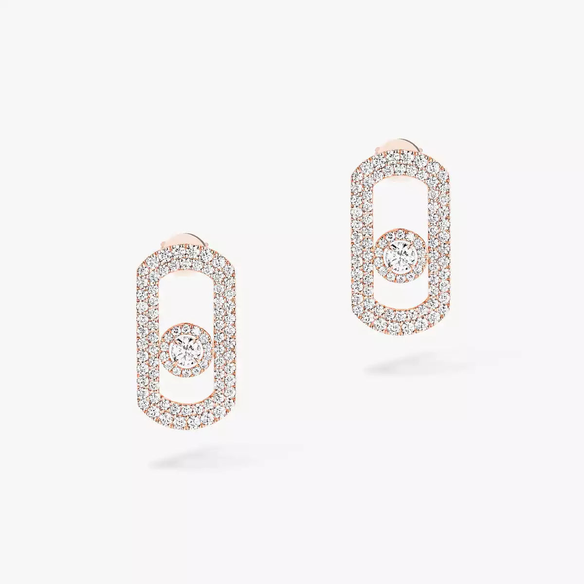 {"Elowen jewelsry": "So Move Pavé-Ohrringe mit Diamanten in Silber"}