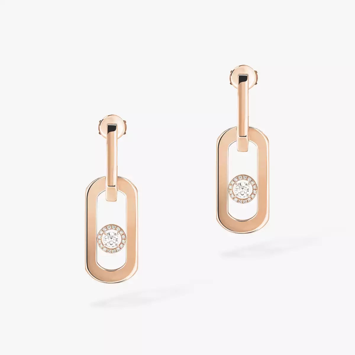 [Elowen jewelsry]So Move XL Diamond Pendant Earrings