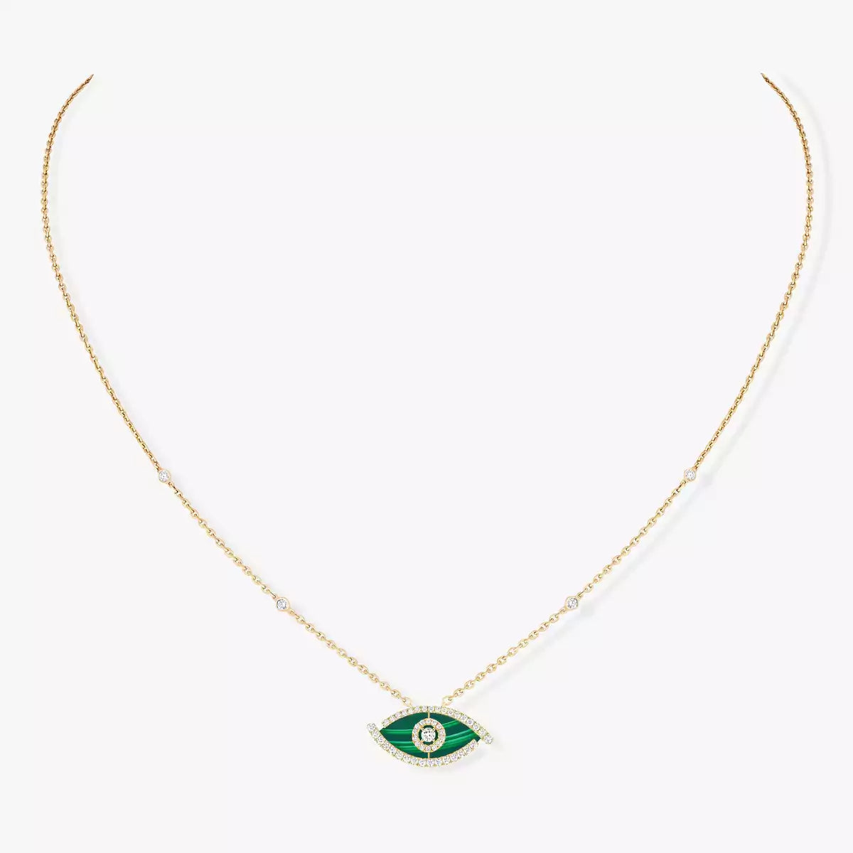 {
  "Elowen jewelsry": "Elowen ジュエリー",
  "Lucky Eye Diamond Necklace in Rose Gold and Turquoise": "ラッキーアイ ダイヤモンドネックレス（ローズゴールド＆ターコイズ）"
}
