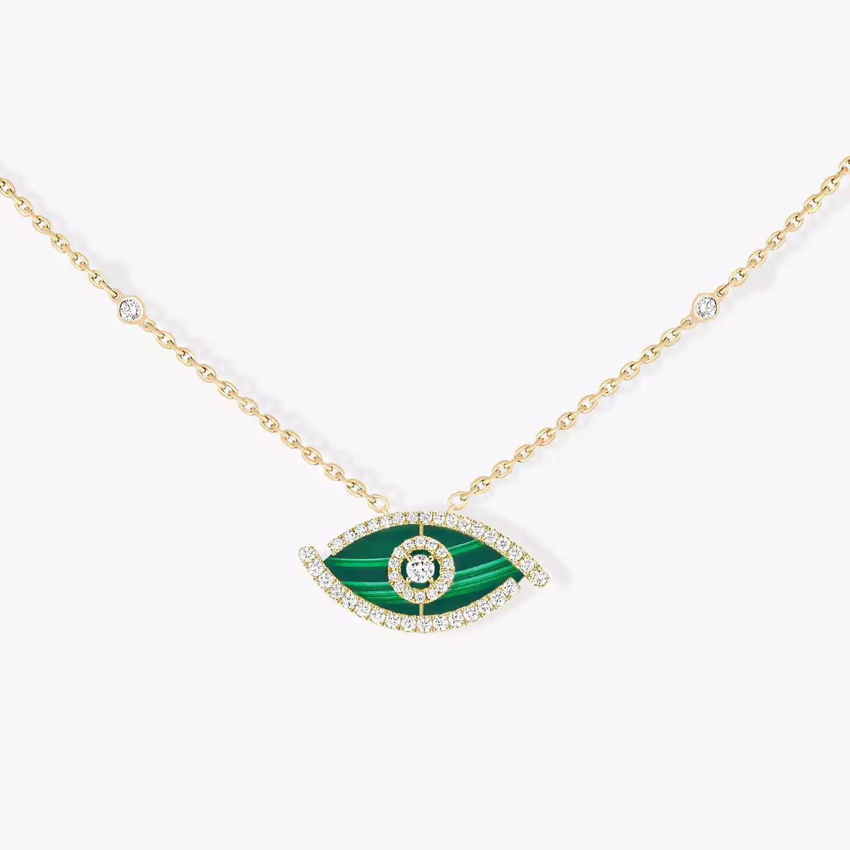 {
  "Elowen jewelsry": "Elowen ジュエリー",
  "Lucky Eye Diamond Necklace in Rose Gold and Turquoise": "ラッキーアイ ダイヤモンドネックレス（ローズゴールド＆ターコイズ）"
}