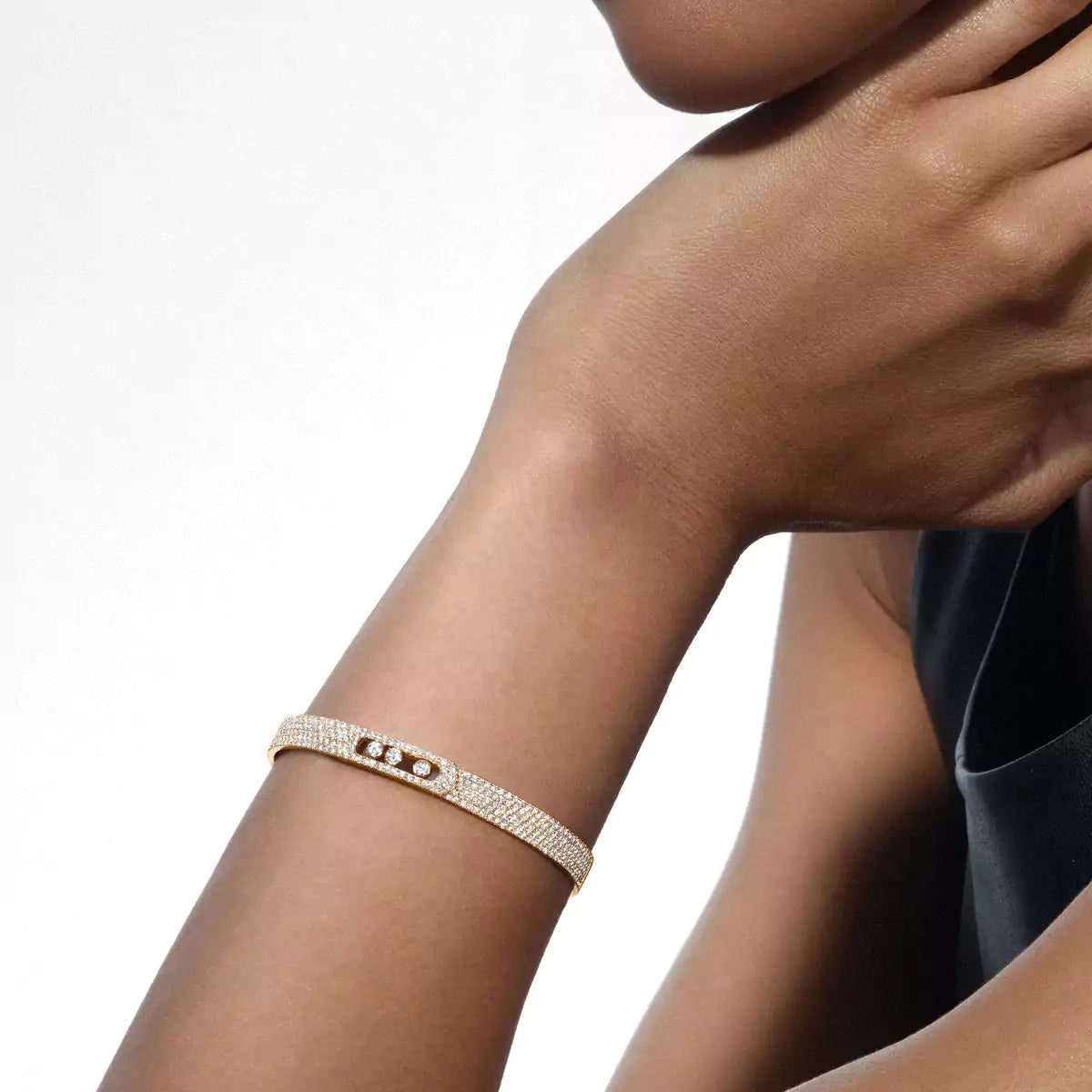 [Elowen Schmuck]Move Noa Voll-Pavé-Diamant-Armreif