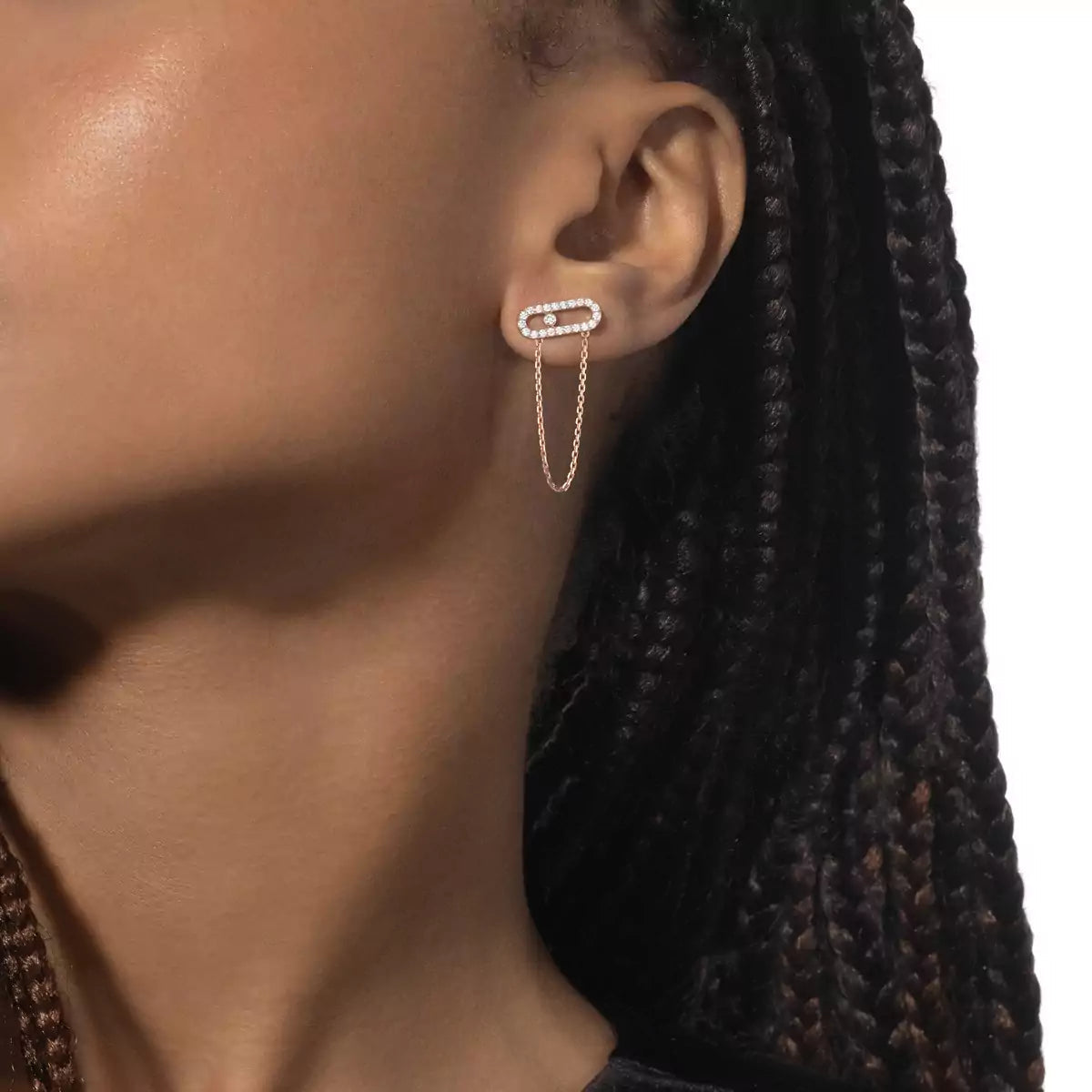 [Elowen jewelsry]Move Uno Diamond Earrings