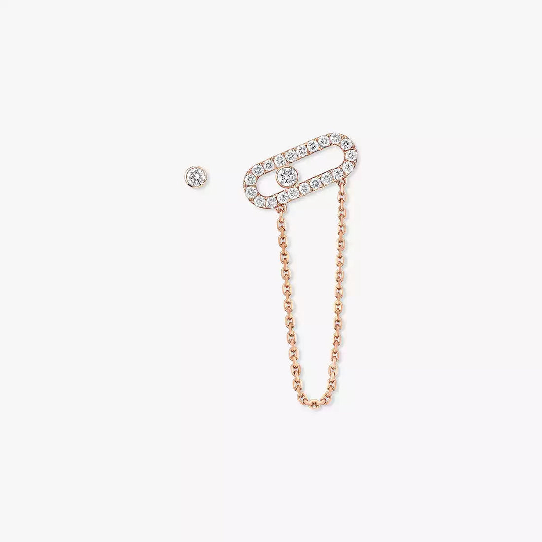 [Elowen jewelsry]ムーヴ ウノ ダイヤモンド イヤリング
