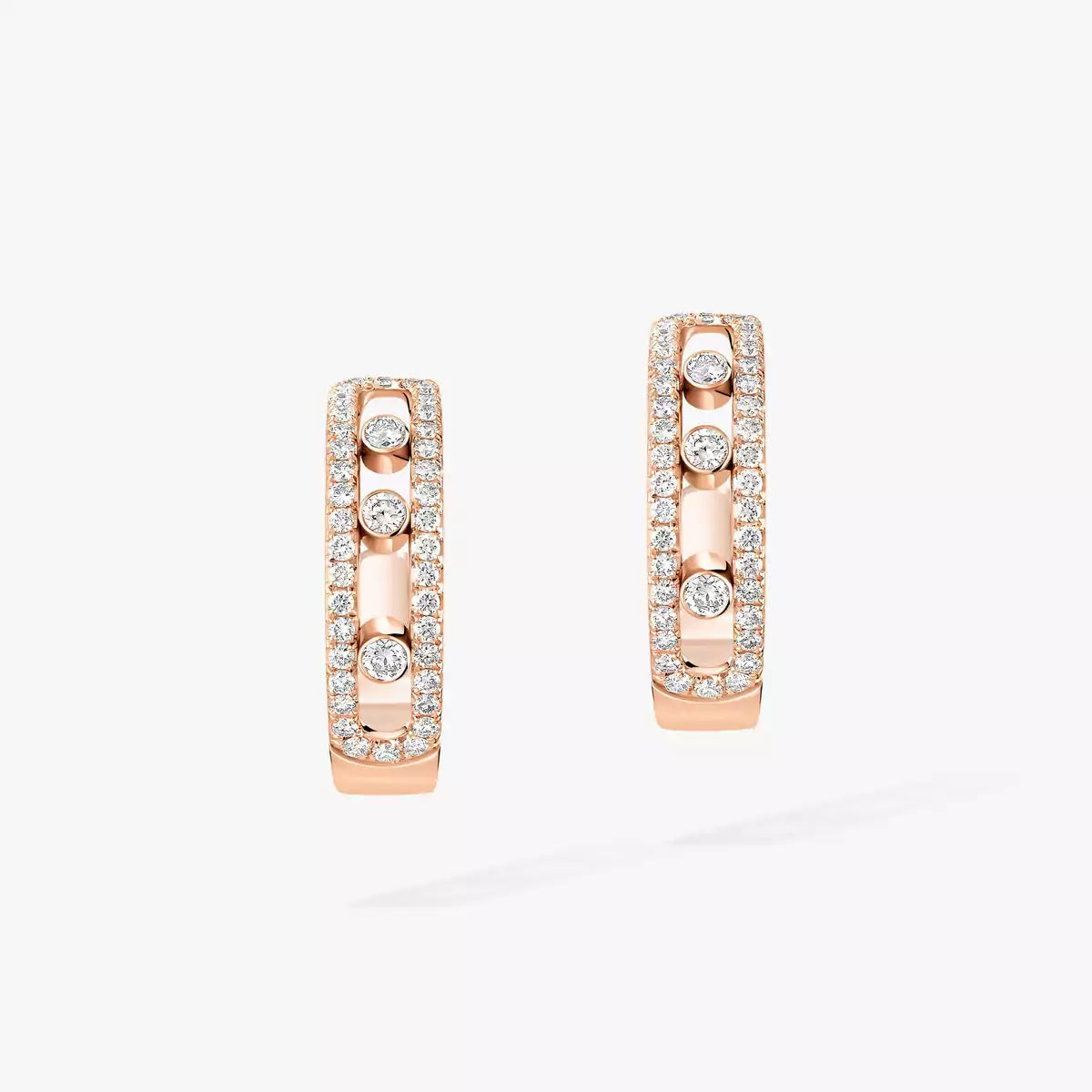 [Elowen jewelsry]Diamant-Pavé-Creolen Move