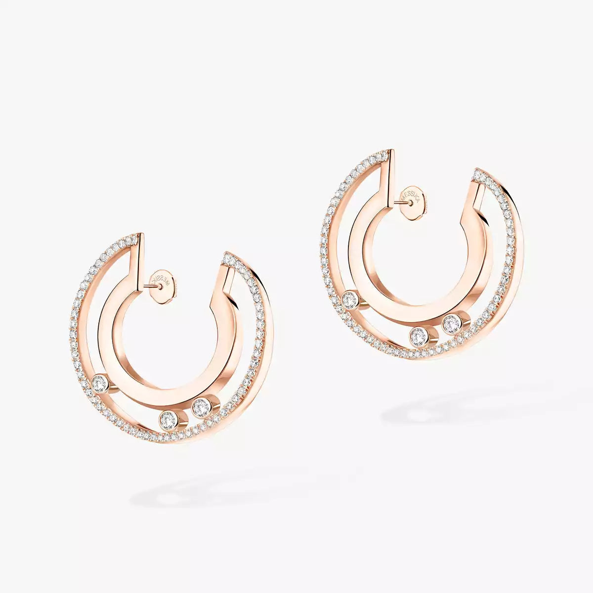 [Elowen jewelsry] ロマーヌ スモール ダイヤモンド フープピアス