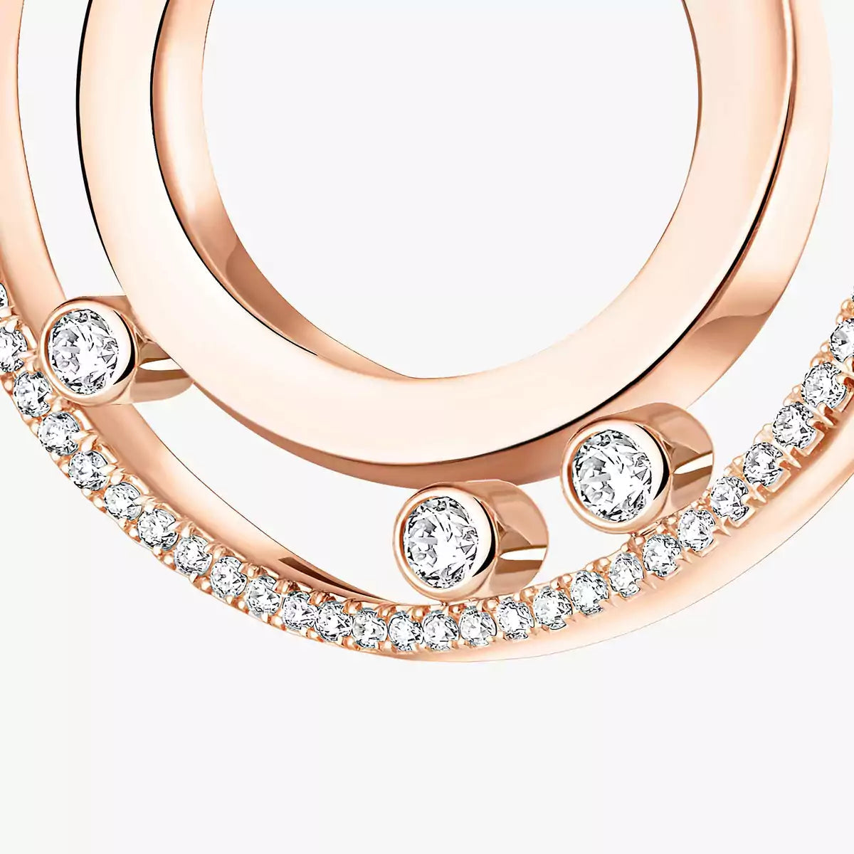 [Elowen jewelsry] ロマーヌ スモール ダイヤモンド フープピアス