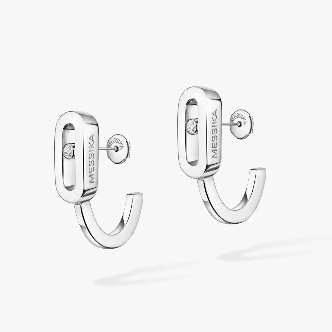 [Elowenジュエリー]ダイヤモンド ミニ フープピアス Move Classique