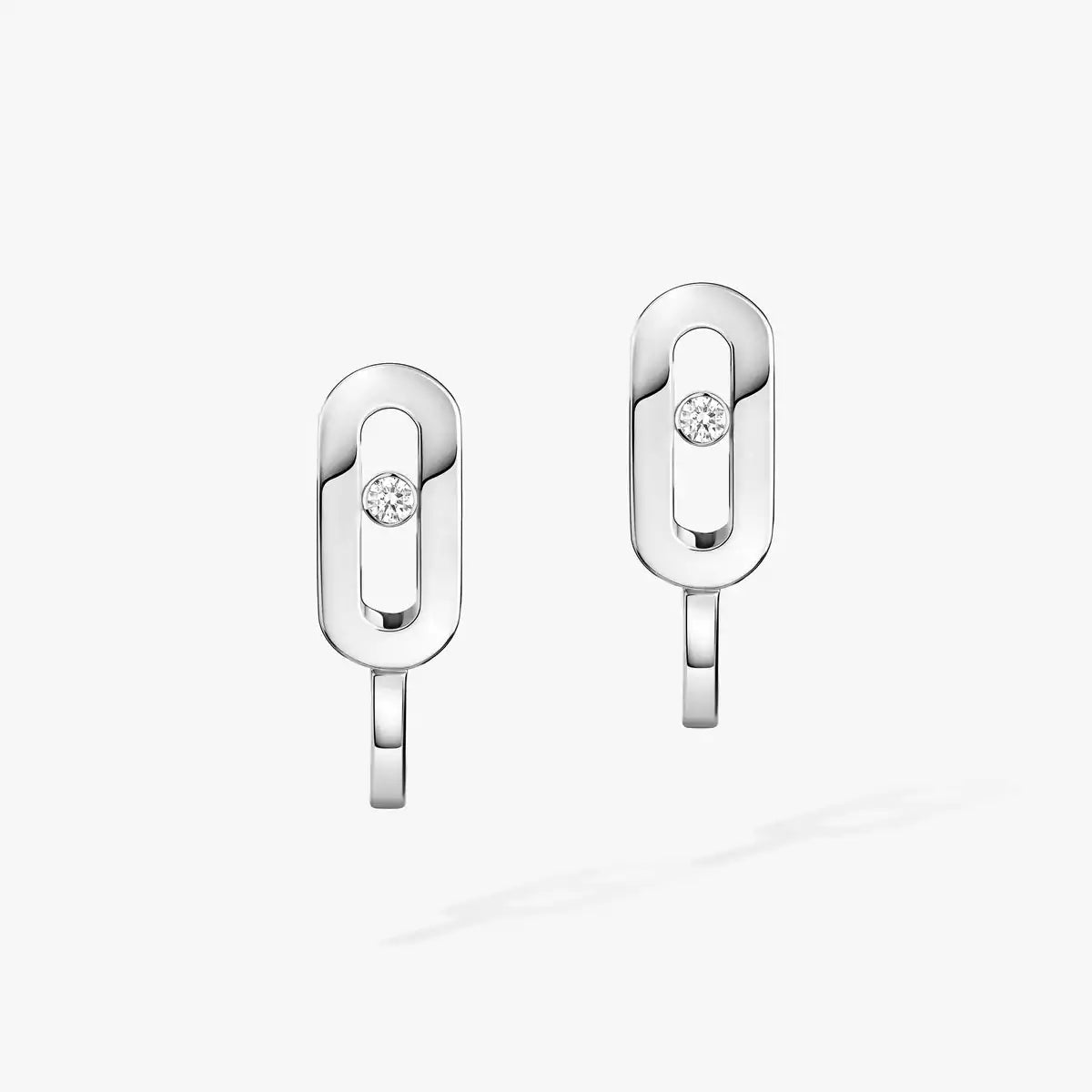 [Elowen jewelsry]Diamond Mini Hoop Earrings Move Classique