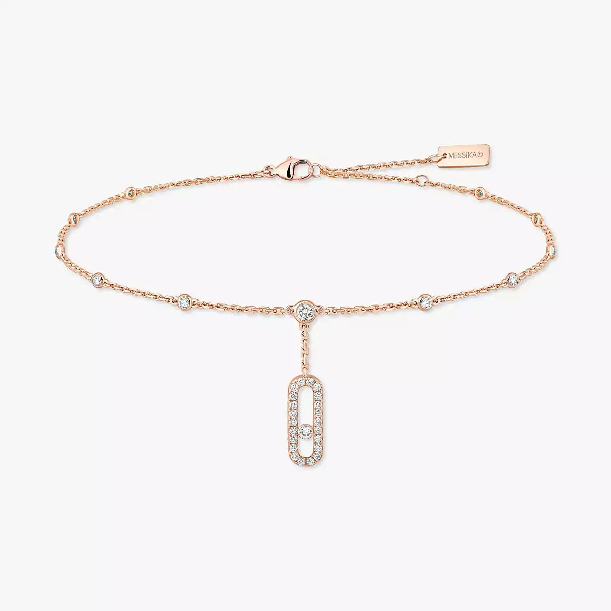 [Elowen jewelsry] Move Uno pavé ankle bracelet